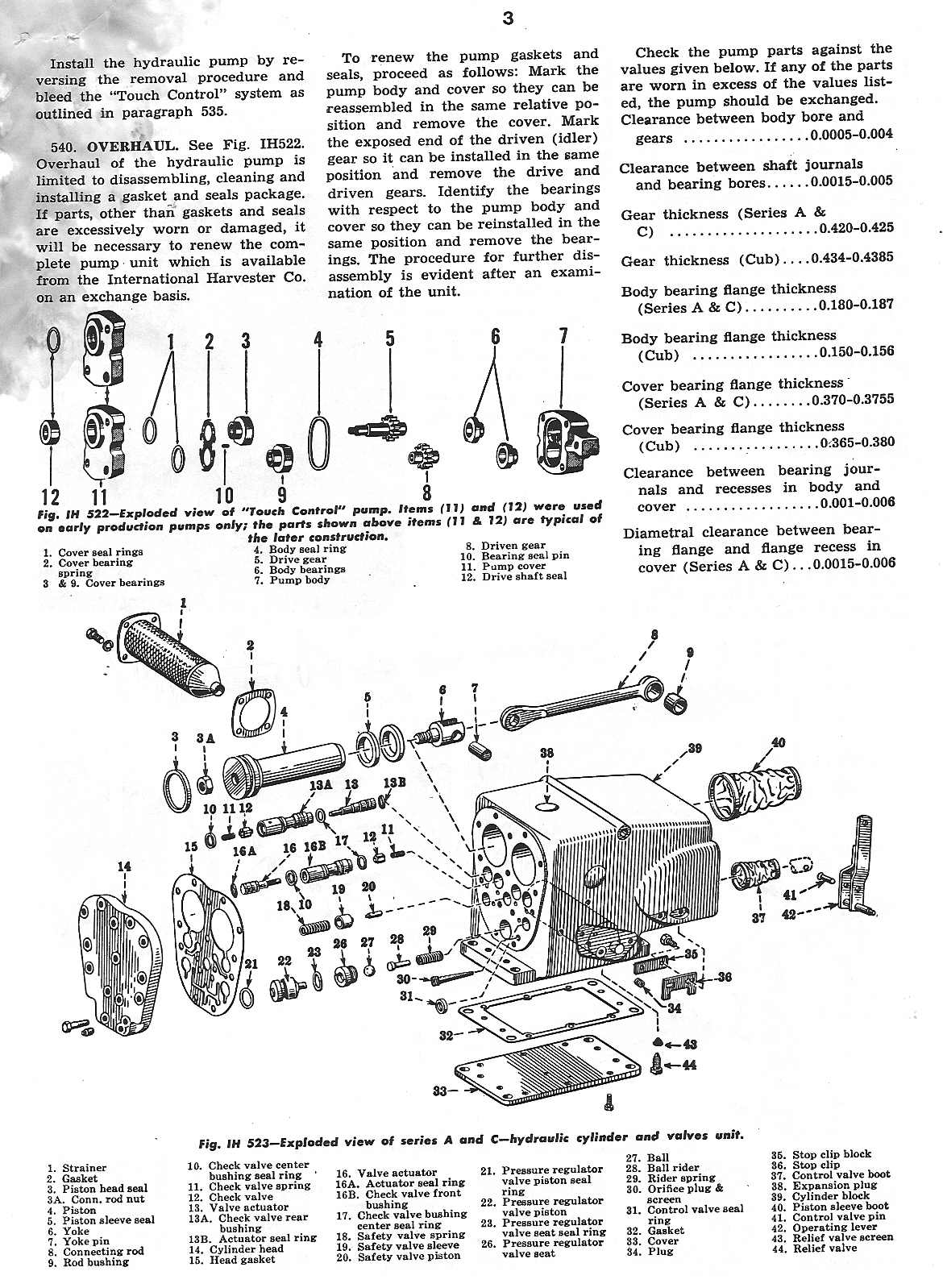 Farmall Cub Hydraulic System Diagram